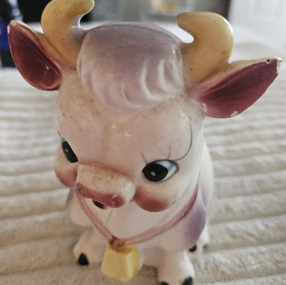 Vintage Cow Creamer and Sugar Set - Picture 2 of 5